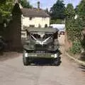 A Jeep heads out of the Cornwallis, Clive and Suzanne's Wedding, Oakley and Brome, Suffolk - 10th July 2010