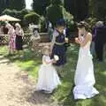 Milling around in the garden, Clive and Suzanne's Wedding, Oakley and Brome, Suffolk - 10th July 2010