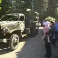 A troop carrier waits, Clive and Suzanne's Wedding, Oakley and Brome, Suffolk - 10th July 2010