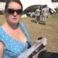 Isobel's got a guide book, The Fifth Latitude Festival, Henham Park, Suffolk - 16th July 2010