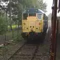 The Class 31 rumbles down the line, Camping with Trains, Yaxham, Norfolk - 29th August 2010