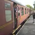 The carriages come back to pick us up, Camping with Trains, Yaxham, Norfolk - 29th August 2010