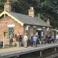 Holt station, A 1940s Steam Weekend, Holt and Sheringham, Norfolk - 18th September 2010