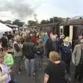 Milling throngs on Sheringham station, A 1940s Steam Weekend, Holt and Sheringham, Norfolk - 18th September 2010