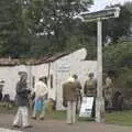 A reconstructed bombed French building, A 1940s Steam Weekend, Holt and Sheringham, Norfolk - 18th September 2010