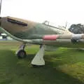 A life-size model of a Hurricane, A Bit of Ploughs to Propellors, Rougham Airfield, Suffolk - 3rd October 2010