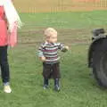 Fred trundles about in wellies, A Bit of Ploughs to Propellors, Rougham Airfield, Suffolk - 3rd October 2010