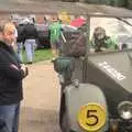 DH chats to a van driver, Maurice Mustang's Open Day, Hardwick Airfield, Norfolk - 17th October 2010