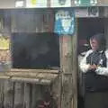 A woman by the café door, Nairobi and the Road to Maasai Mara, Kenya, Africa - 1st November 2010