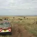 A van pulls off the side of the road, Maasai Mara Safari and a Maasai Village, Ololaimutia, Kenya - 5th November 2010