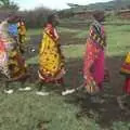 Colourful Maasai women, Maasai Mara Safari and a Maasai Village, Ololaimutia, Kenya - 5th November 2010