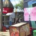 A giant Coca-Cola bottle in the street, Long Train (not) Runnin': Tiwi Beach, Mombasa, Kenya - 7th November 2010