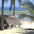 A thatched beach hut, Long Train (not) Runnin': Tiwi Beach, Mombasa, Kenya - 7th November 2010