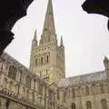 A view of Norwich's spire, Christmas Day at the Swan Inn, and some Festive Trips, Brome, Knettishall and Norwich - 25th December 2010