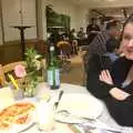 Isobel in Pizza Express, Pizza in Bury St. Edmunds, Suffolk - 30th January 2011