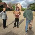Henry, Max and Rob mill around outside Fritton House, The BBs at Fritton Lakes and The Hoxne Swan Beer Festival, Suffolk - 30th May 2011