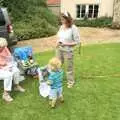 Fred has a go at 'lob the horseshoe', The BBs at New Buckenham, and a Village Fête, Brome, Suffolk - 10th July 2011