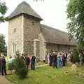 The cute thatched church of St. Mary's, Thornham, Rob and Wilma's Wedding, Thornham and Thrandeston, Suffolk - 6th August 2011