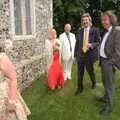 Fiona, Henry, Rob and Max, Rob and Wilma's Wedding, Thornham and Thrandeston, Suffolk - 6th August 2011