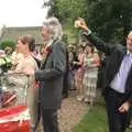 An empty box of confetti, Rob and Wilma's Wedding, Thornham and Thrandeston, Suffolk - 6th August 2011