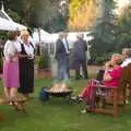 Fire pits are set up, Rob and Wilma's Wedding, Thornham and Thrandeston, Suffolk - 6th August 2011