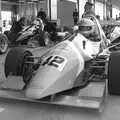 Paul waits in the pits, with engine running, TouchType at Silverstone, Northamptonshire - 22nd October 2011