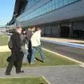 We walk back to the workshops, TouchType at Silverstone, Northamptonshire - 22nd October 2011