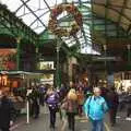 Christmas decorations at Borough Market, TouchType does Nandos, Southwark Arches, London - 29th November 2011