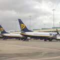 Ruinair 737s at Dublin Airport, A Morning in Blackrock, County Dublin, Ireland - 8th January 2012
