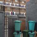 Stacked wheelie bins, A Trip To Peckham, London - 5th February 2012