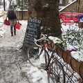 A bike outside Petitou café, A Trip To Peckham, London - 5th February 2012
