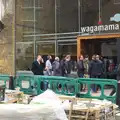 There's a short queue outside Wagamama, TouchType does Wagamama, South Bank, London - 6th March 2012