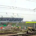 The Olympics building continues in Stratford, Ladybirds on Wortham Ling, and a Rainy Diss, Norfolk - 17th March 2012