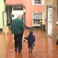 Grandad and Fred in Norfolk Yard, Diss, Ladybirds on Wortham Ling, and a Rainy Diss, Norfolk - 17th March 2012