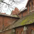 The burnt-out remains of St. Michael's Church, The Dereliction of Suffolk County Council, Ipswich, Suffolk - 3rd April 2012