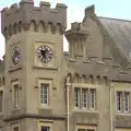 The wrecked clock tower of St Helen's Court, The Dereliction of Suffolk County Council, Ipswich, Suffolk - 3rd April 2012