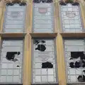 Smashed windows in the , The Dereliction of Suffolk County Council, Ipswich, Suffolk - 3rd April 2012