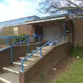 The steps up to the SCC Social Club, The Dereliction of Suffolk County Council, Ipswich, Suffolk - 3rd April 2012