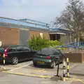 The entrance to the former staff car park, The Dereliction of Suffolk County Council, Ipswich, Suffolk - 3rd April 2012