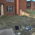 The front entrance to St. Andrew House, The Dereliction of Suffolk County Council, Ipswich, Suffolk - 3rd April 2012