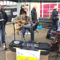 'Tone' plays some guitar at the Farmers' Market, Evelyn and "Da Wheeze", and Lunch at the Cock Inn, Brome, Ipswich and Diss - 9th April 2012