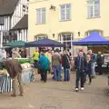 Farmers' Market on Diss market place, Evelyn and "Da Wheeze", and Lunch at the Cock Inn, Brome, Ipswich and Diss - 9th April 2012