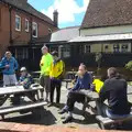 Pub beer garden, The BSCC Cycling Weekend, The Swan Inn, Thaxted, Essex - 12th May 2012