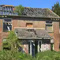 A derelict house, open to the elements, Rural Norfolk Dereliction and Graffiti, Ipswich Road, Norwich - 27th May 2012