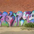 Colourful graffiti, Rural Norfolk Dereliction and Graffiti, Ipswich Road, Norwich - 27th May 2012