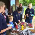 The cake is cut, Fred's Sports Day and Other Stories, Palgrave, Suffolk - 2nd June 2012