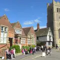 The school and St. Peter and St. Paul church, The Queen's Diamond Jubilee Weekend, Eye and Brome, Suffolk - 4th June 2012