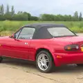 The MX-5 on the runway at Eye Airfield, The Queen's Diamond Jubilee Weekend, Eye and Brome, Suffolk - 4th June 2012