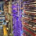 Racks of valves and wires, TouchType does Bletchley Park, Bletchley, Bedfordshire - 20th July 2012