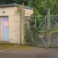 Old security gate, and an electric substation, TouchType does Bletchley Park, Bletchley, Bedfordshire - 20th July 2012